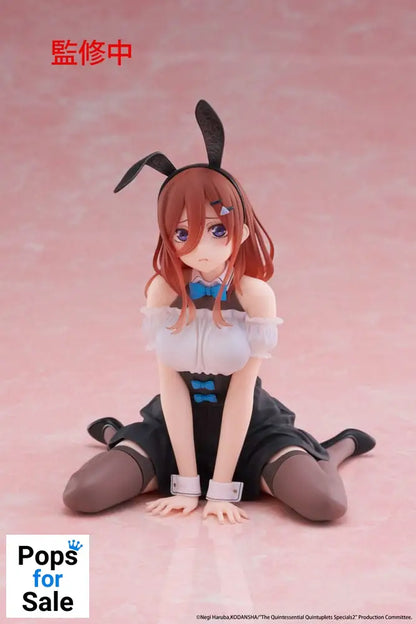 The Quintessential Quintuplets 3 PVC Statue Desktop Cute Figure Miku Nakano (Bunny Ver.) 13 cm