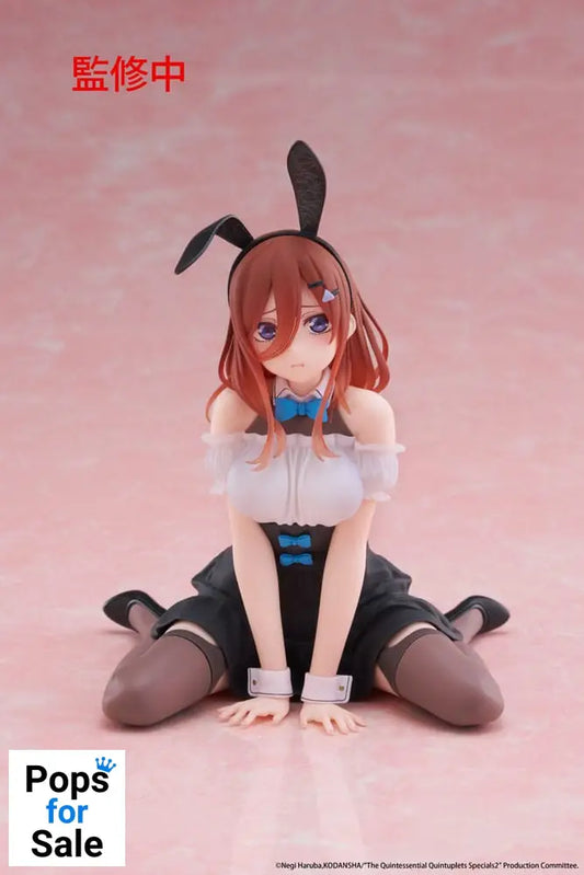 The Quintessential Quintuplets 3 PVC Statue Desktop Cute Figure Miku Nakano (Bunny Ver.) 13 cm