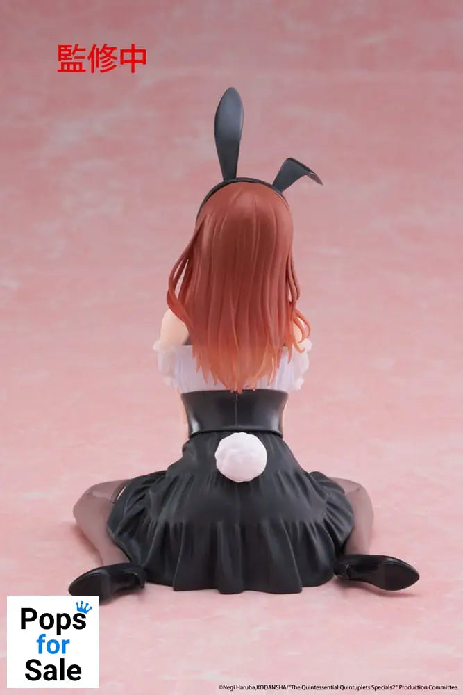 The Quintessential Quintuplets 3 PVC Statue Desktop Cute Figure Miku Nakano (Bunny Ver.) 13 cm