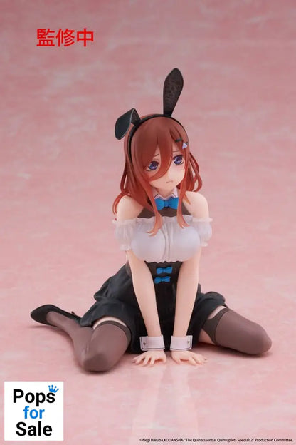 The Quintessential Quintuplets 3 PVC Statue Desktop Cute Figure Miku Nakano (Bunny Ver.) 13 cm
