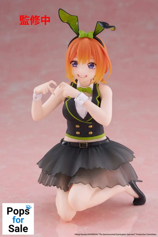 The Quintessential Quintuplets 3 PVC Statue Desktop Cute Figure Yotsuba Nakano (Bunny Ver.) 13 cm