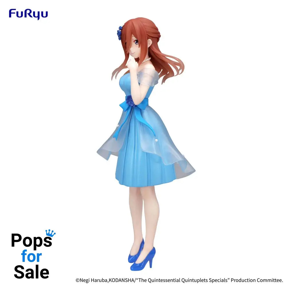 The Quintessential Quintuplets Trio-Try-iT PVC Statue Nakano Miku Pastel Dress Ver. 21 cm