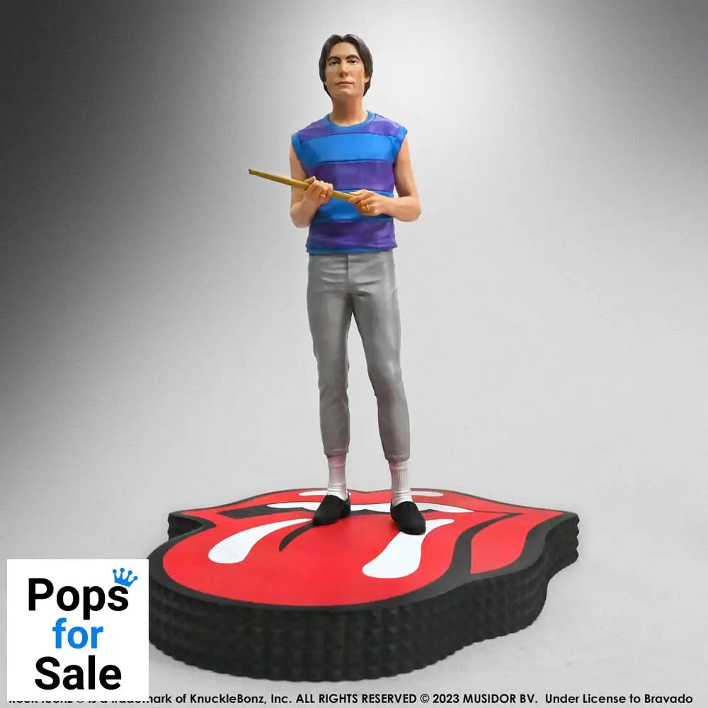 The Rolling Stones Rock Iconz Statue Charlie Watts (Tattoo You Tour 1981) 22 cm Statues