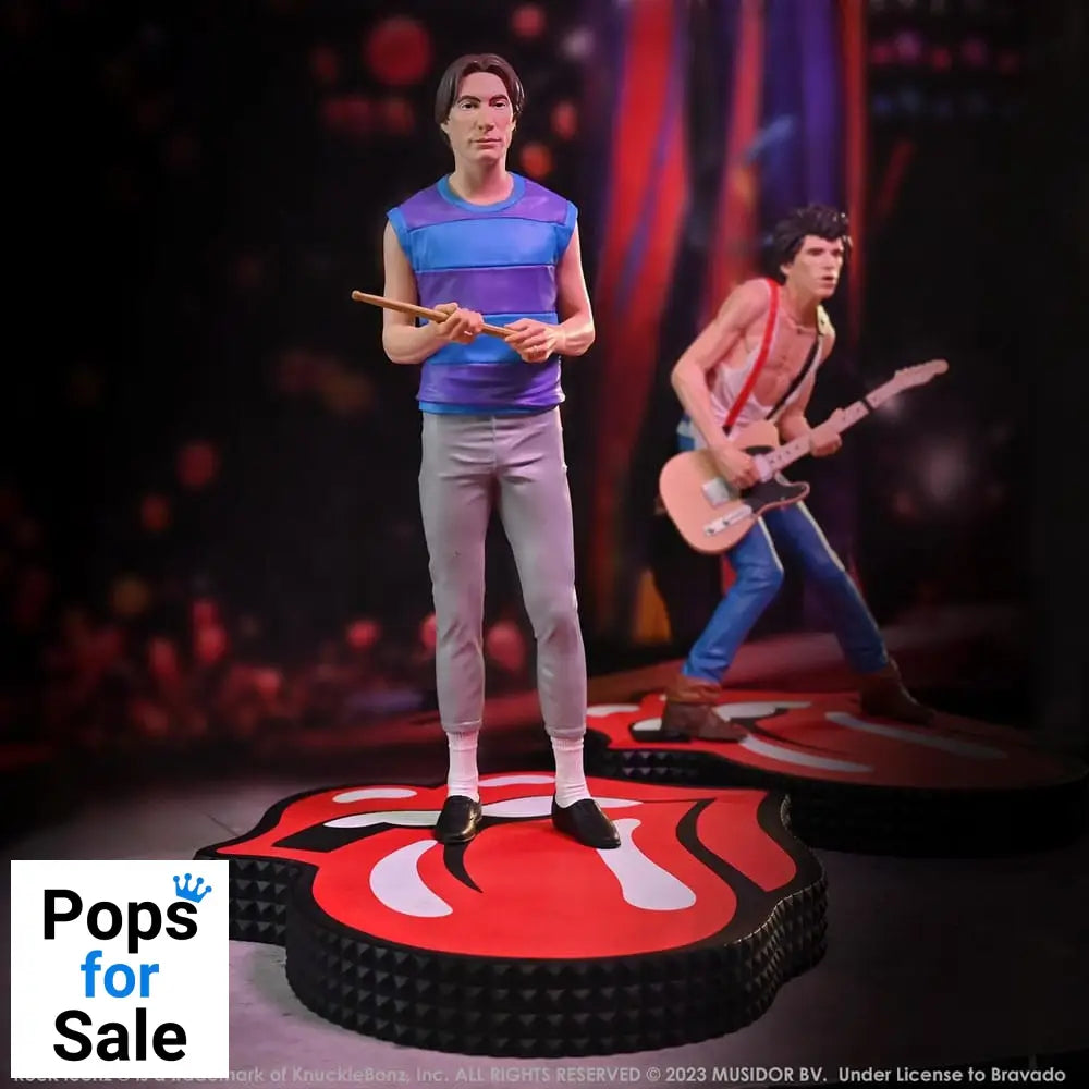 The Rolling Stones Rock Iconz Statue Charlie Watts (Tattoo You Tour 1981) 22 cm Statues