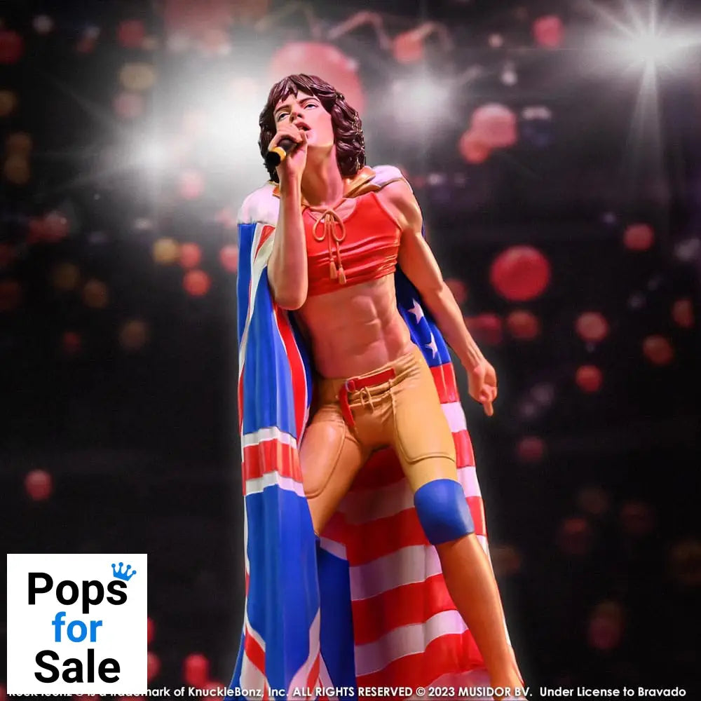 The Rolling Stones Rock Iconz Statue Mick Jagger (Tattoo You Tour 1981) 22 cm