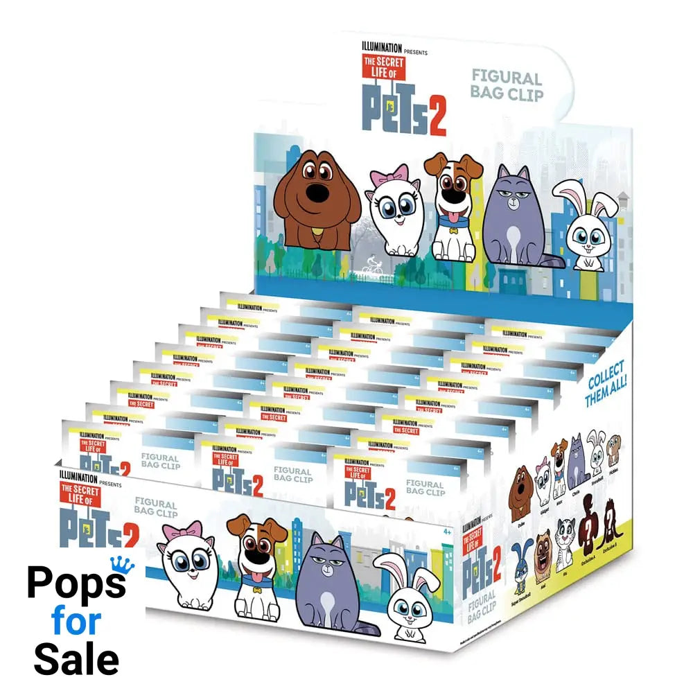 The Secret Life of Pets 3D PVC Bag Clips  Series 1 Display (24)
