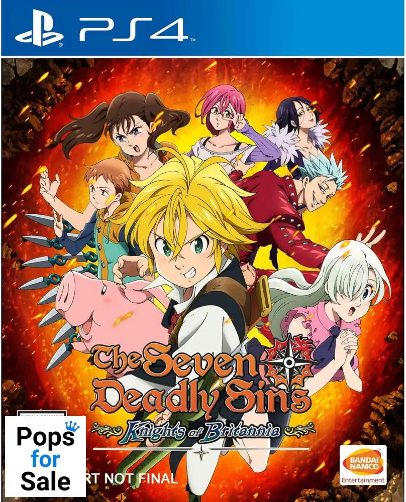 The Seven Deadly Sins: Knights of Britannia for Playstation 4 (PS4) - [US IMPORT]