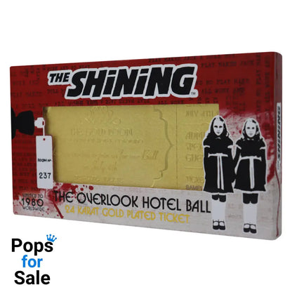 The Shining Limited Edition 24k Gold Plated The Overlook Hotel Ball Ticket Ticket