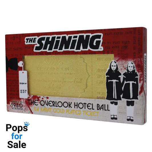 The Shining Limited Edition 24k Gold Plated The Overlook Hotel Ball Ticket Ticket
