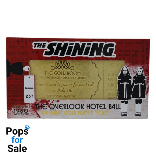 The Shining Limited Edition 24k Gold Plated The Overlook Hotel Ball Ticket Ticket