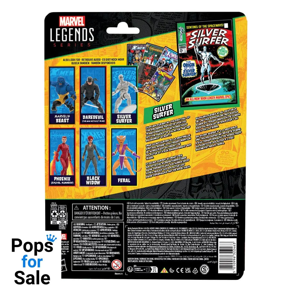 The Silver Surfer Marvel Legends Action Figure Silver Surfer 15 cm