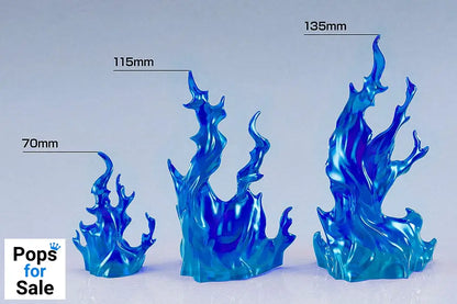The Simple Effect Parts for Figures Flames: Blue Action figures