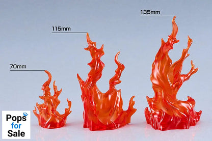 The Simple Effect Parts for Figures Flames: Red