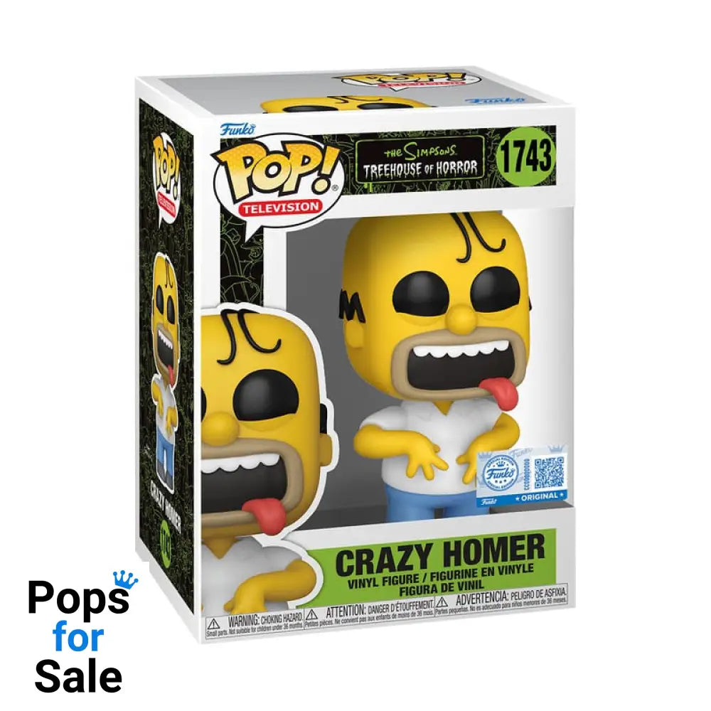 The Simpsons POP! Television Vinyl Figure Homer Simpson (Treehouse of Horror) Exclusive Edition 9 cm