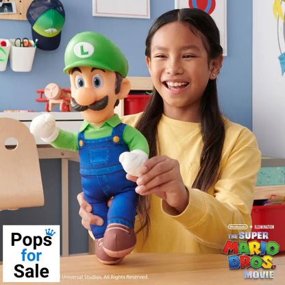 The Super Mario Bros. Movie Plush Figure Luigi 30 cm