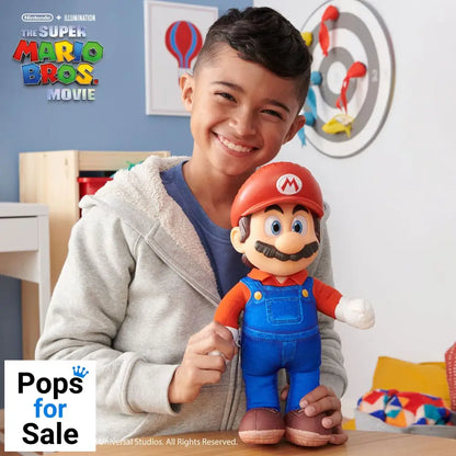 The Super Mario Bros. Movie Plush Figure Luigi 30 cm