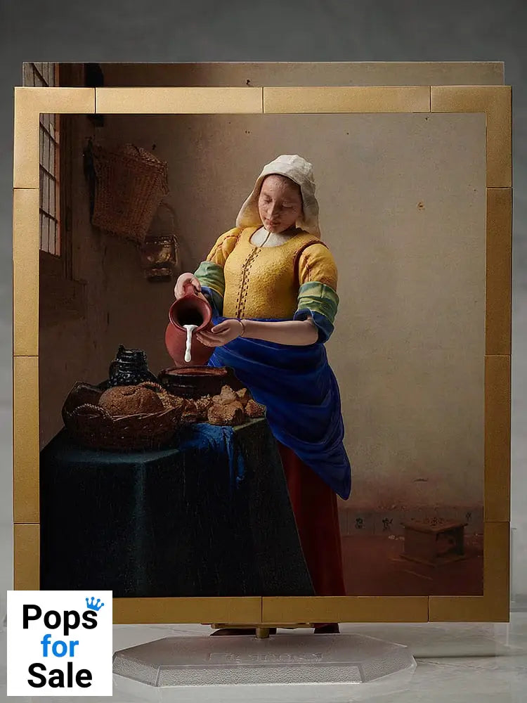 The Table Museum Figma Action Figure The Milkmaid by Vermeer 14 cm