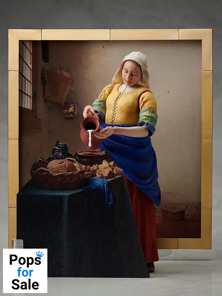 The Table Museum Figma Action Figure The Milkmaid by Vermeer 14 cm
