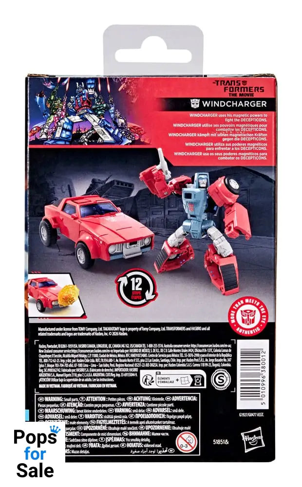 The Transformers: The Movie Studio Series Deluxe Class Action Figure Windcharger 11 cm