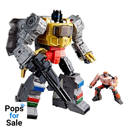 The Transformers: The Movie Studio Series Leader Class Action Figure Dinobot Grimlock & Autobot Wheelie 22 cm