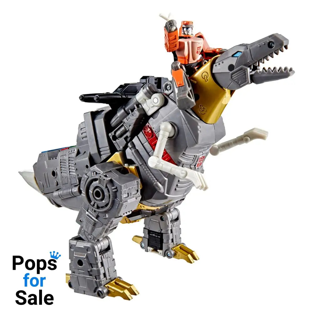The Transformers: The Movie Studio Series Leader Class Action Figure Dinobot Grimlock & Autobot Wheelie 22 cm