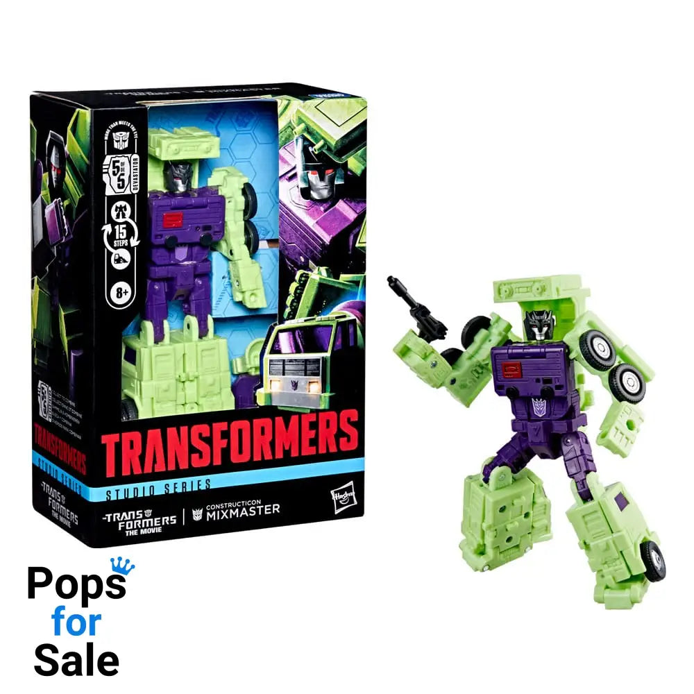 The Transformers: The Movie Studio Series Voyager Class Action Figure Constructicon Mixmaster 16 cm