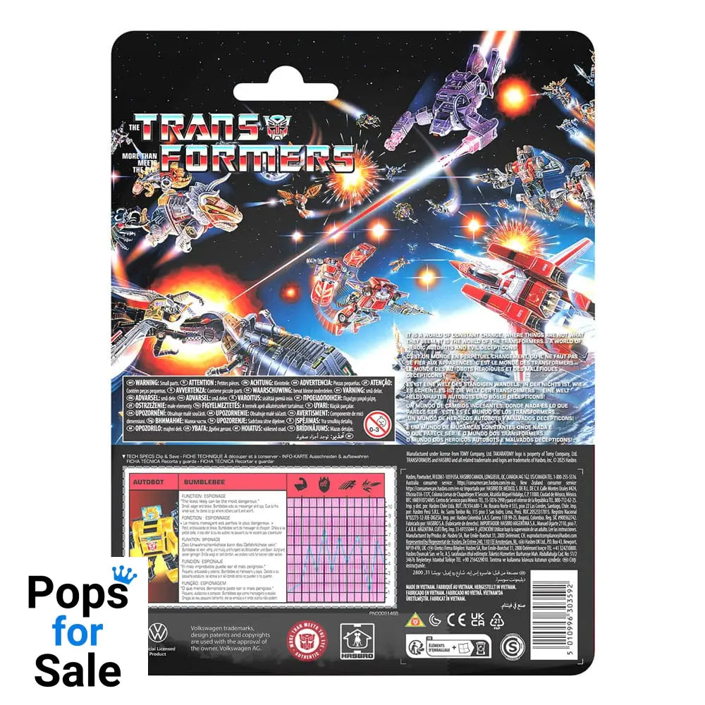 The Transformers Retro G1 Action Figure Autobot Bumblebee 12 cm