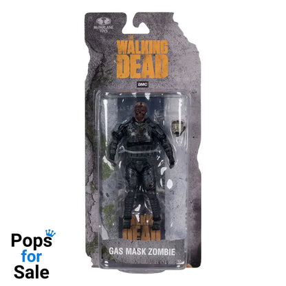 The Walking Dead  Action Figure Gas Mask Zombie (Season 4) 13 cm