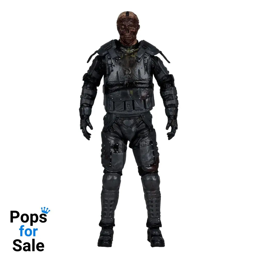 The Walking Dead  Action Figure Gas Mask Zombie (Season 4) 13 cm