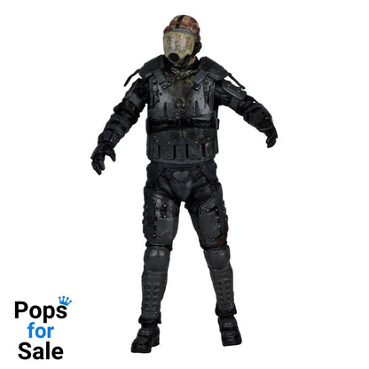 The Walking Dead  Action Figure Gas Mask Zombie (Season 4) 13 cm