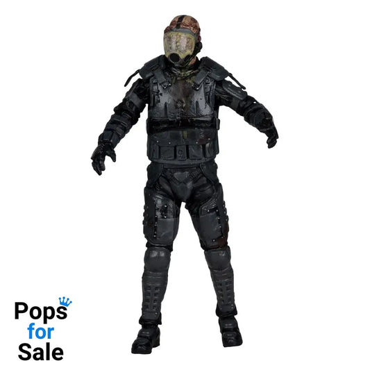 The Walking Dead  Action Figure Gas Mask Zombie (Season 4) 13 cm