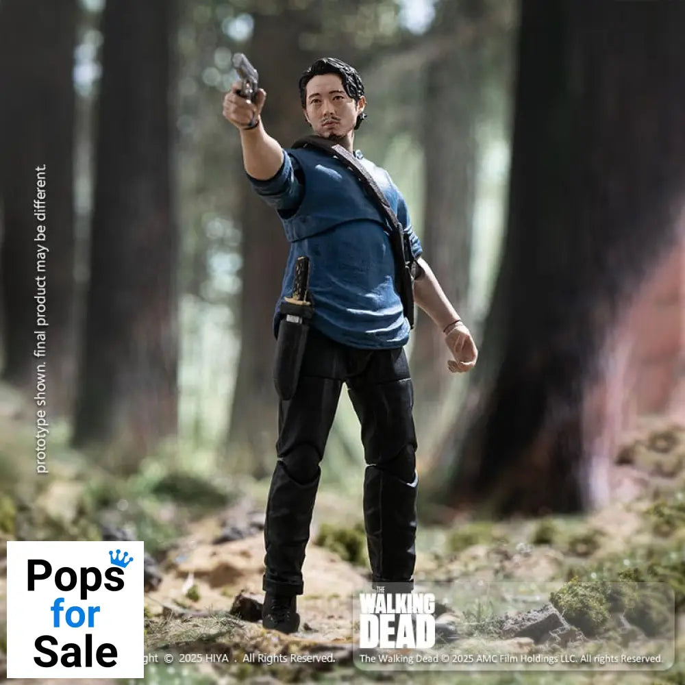 The Walking Dead Exquisite Mini Series  Actionfigur 1/18 Glenn 11 cm