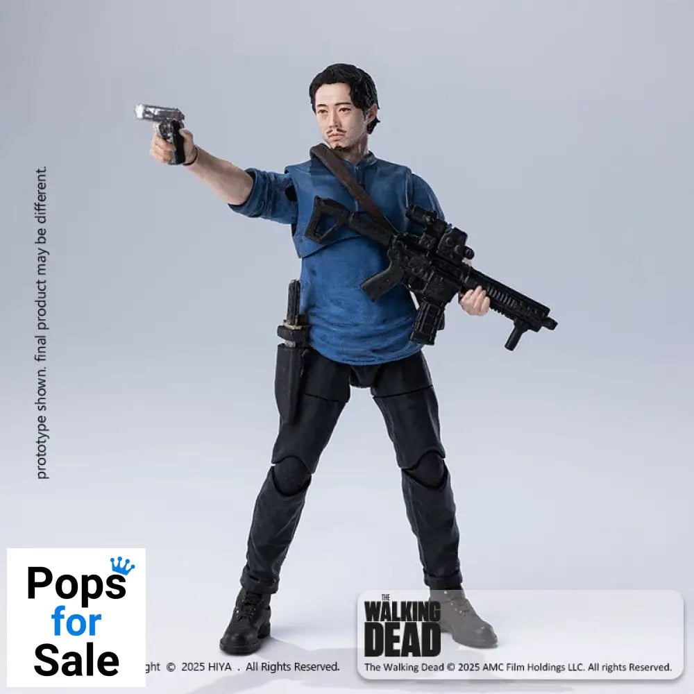 The Walking Dead Exquisite Mini Series  Actionfigur 1/18 Glenn 11 cm