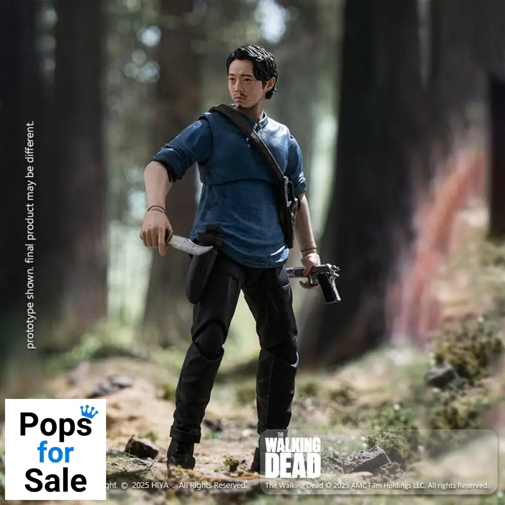 The Walking Dead Exquisite Mini Series  Actionfigur 1/18 Glenn 11 cm