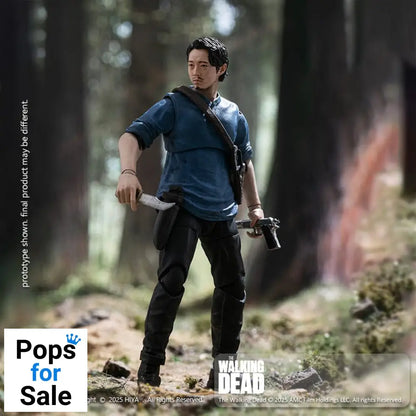 The Walking Dead Exquisite Mini Series  Actionfigur 1/18 Glenn 11 cm