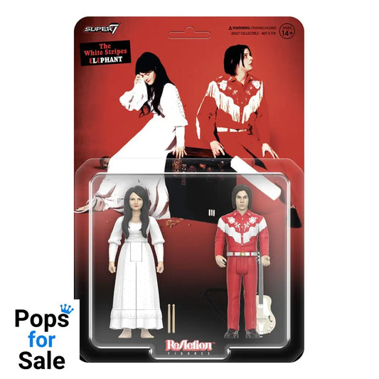 The White Stripes ReAction Action Figures 2-Pack Wave 02 The White Stripes (Elephant) 10 cm