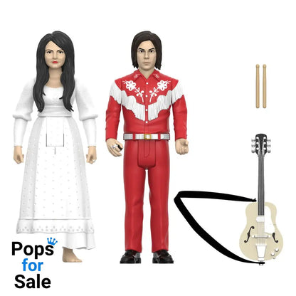 The White Stripes ReAction Action Figures 2-Pack Wave 02 The White Stripes (Elephant) 10 cm
