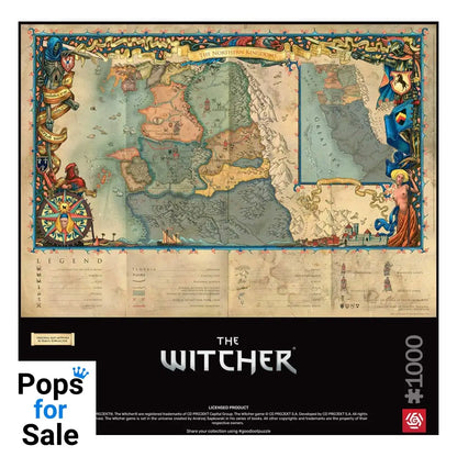 The Witcher 3 Gaming Puzzle The Northern Kingdoms (1000 pieces)