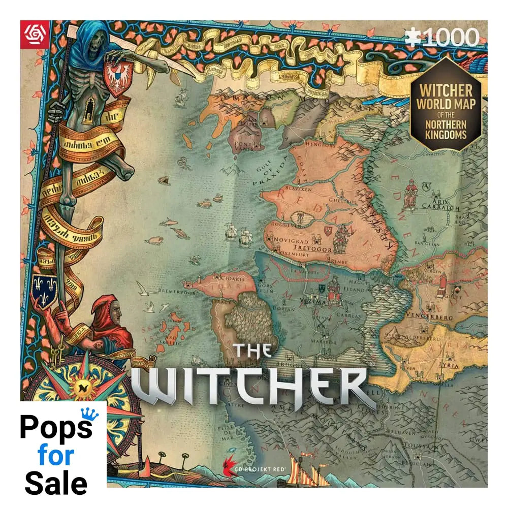 The Witcher 3 Gaming Puzzle The Northern Kingdoms (1000 pieces) Puzzles