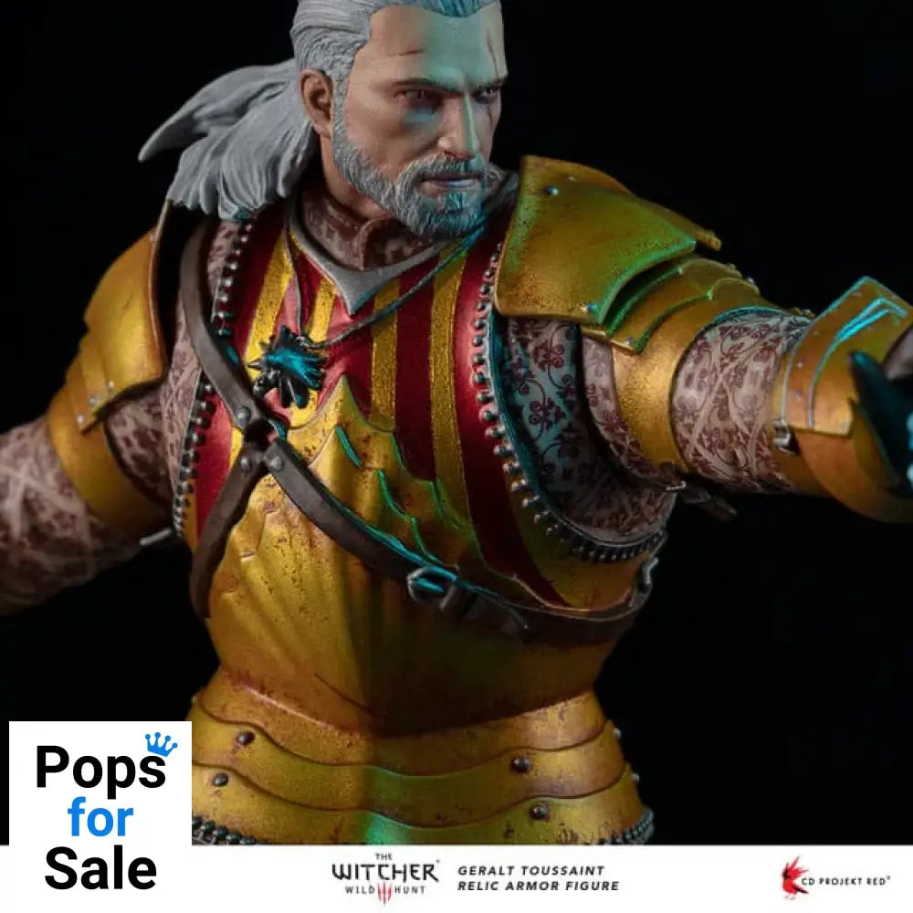 The Witcher 3 PVC Statue Geralt Toussaint Relic Armor 20 cm