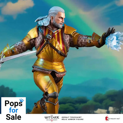 The Witcher 3 PVC Statue Geralt Toussaint Relic Armor 20 cm