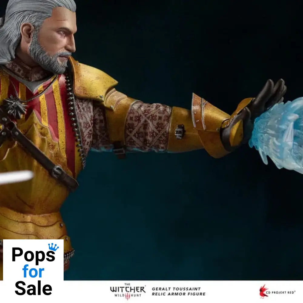 The Witcher 3 PVC Statue Geralt Toussaint Relic Armor 20 cm
