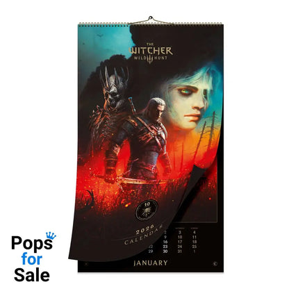 The Witcher 3: Wild Hunt Calendar 2026 10th Anniversary Calendars