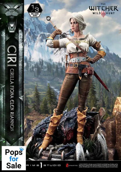 The Witcher 3: Wild Hunt Museum Masterline Statue 1/3 Wild Hunt Ciri Fiona Elen Riannon 81 cm