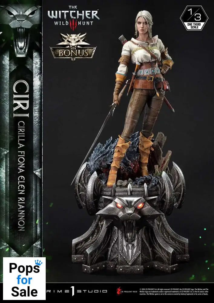 The Witcher 3: Wild Hunt Museum Masterline Statue 1/3 Wild Hunt Ciri Fiona Elen Riannon Bonus Version 81 cm