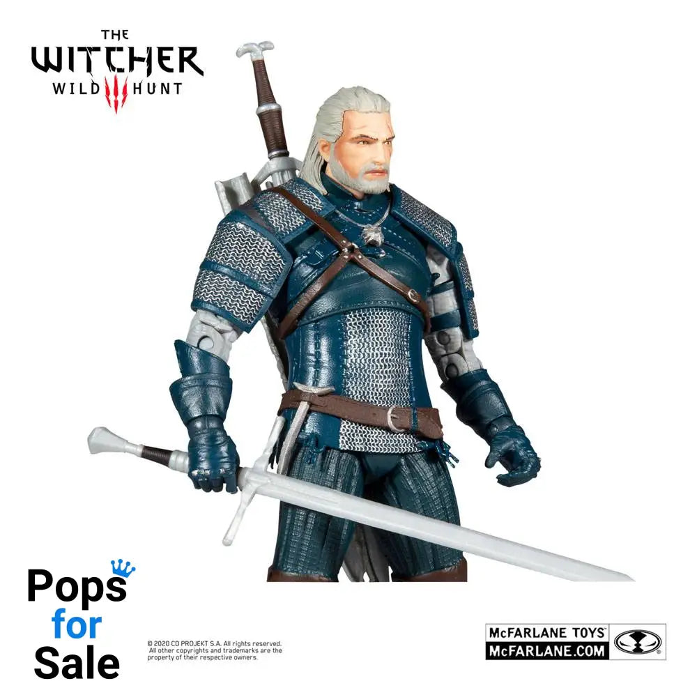 The Witcher Action Figure Geralt of Rivia (Viper Armor: Teal Dye) 18 cm