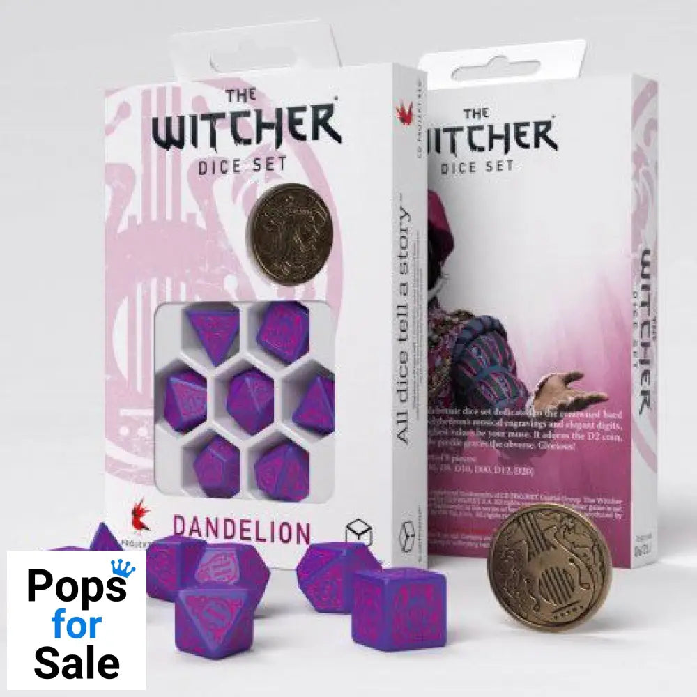 The Witcher Dice Set Dandelion The Conqueror of Hearts (7)