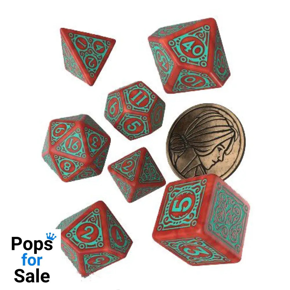 The Witcher Dice Set Triss Merigold the Fearless (7) Dice