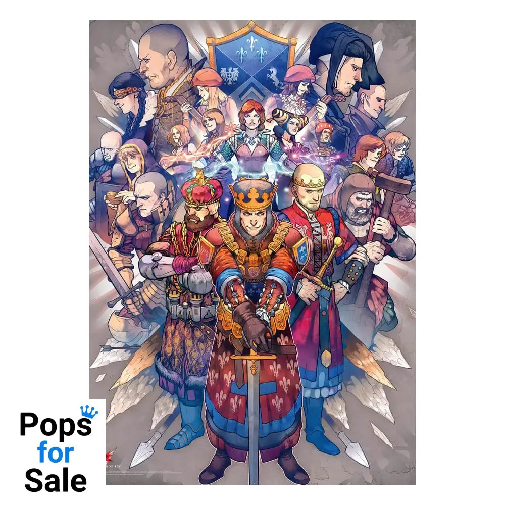 The Witcher Gaming Puzzle Northern Realms (500 pieces)