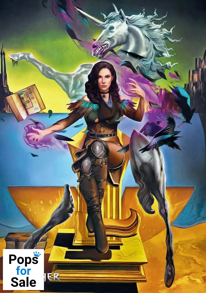 The Witcher III: Wild Hunt Game Art Chronicles Puzzle Yennefer inspired by Salvador Dali (1000 pieces)